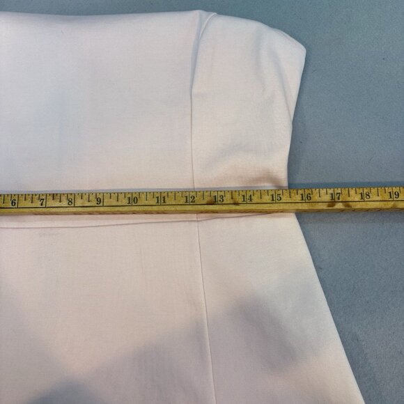 Maison Jules Pink Sleeveless Fit & Flare With‎ Pleated Bottom Lining SZ Large - Picture 9 of 10